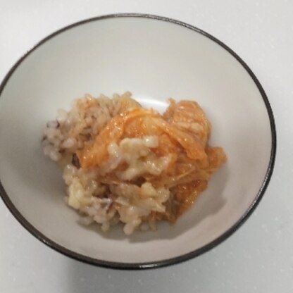 *゜piyo piyo*゜さん✨
夕飯に、玄米と雑穀米ご飯でキムチーズライス、簡単にできてとてもおいしかったです♡レポありがとうございます(⁠◕⁠ᴗ⁠◕⁠✿⁠)